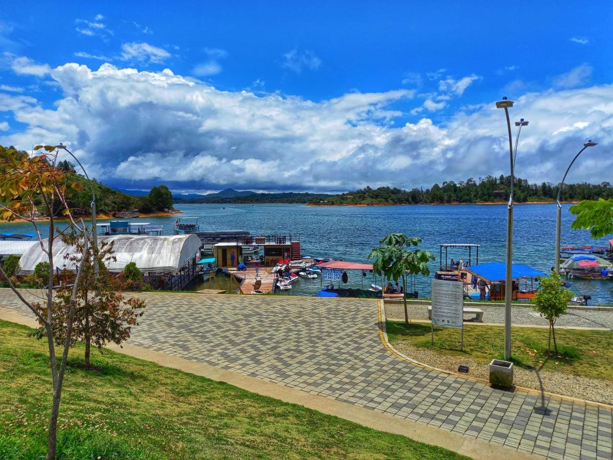 Apartamento Centro Guatape, Parque Y Embalse Kültér fotó